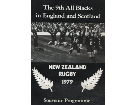 THE 9TH ALL BLACKS IN ENGLAND AND SCOTLAND