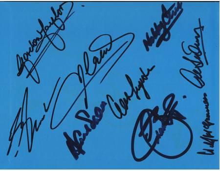 FOOTBALL: 365 DAYS (MULTI SIGNED, INCLUDING FINNEY, STILES & RUSH)