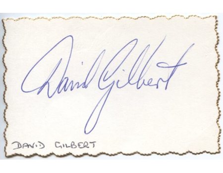 DAVE GILBERT (AUSTRALIA) CRICKET AUTOGRAPH