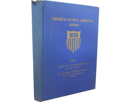 REPORT OF THE AMERICAN OLYMPIC COMMITTEE - BERLIN 1936