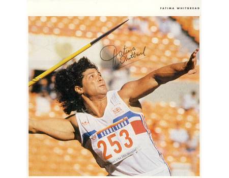 FATIMA WHITBREAD SIGNED PHOTOGRAPH