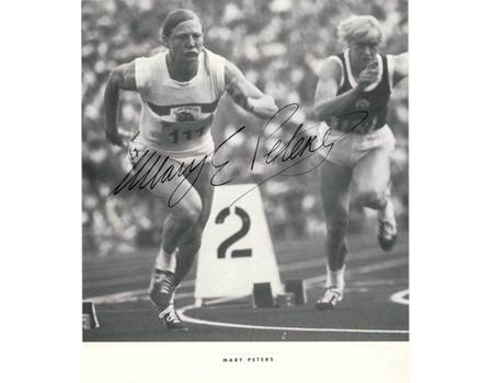 MARY PETERS SIGNED PHOTOGRAPH