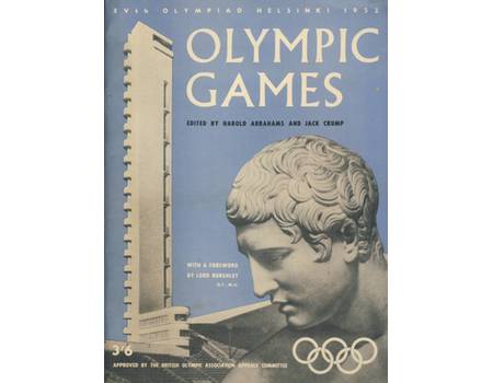 XVTH OLYMPIAD HELSINKI 1952 OLYMPIC GAMES