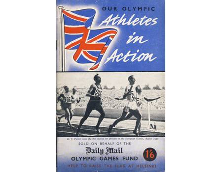 OUR OLYMPIC ATHLETES IN ACTION 1952