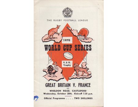 GREAT BRITAIN V FRANCE (WORLD CUP 1970)