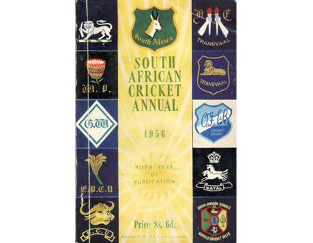 SOUTH AFRICAN CRICKET ANNUAL 1956 Overseas cricket annuals