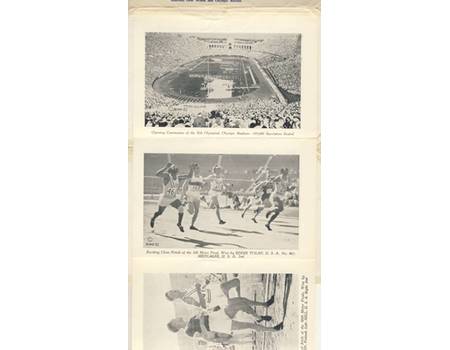 LOS ANGELES OLYMPICS 1932 (PHOTOGRAPHIC FOLDER)