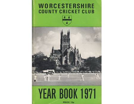 WORCESTERSHIRE COUNTY CRICKET CLUB YEAR BOOK 1971