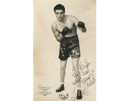 TOMMY WARD (AUSTRALIAN BOXER) SIGNED PHOTOGRAPH