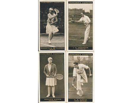 LAWN TENNIS 1928 (CHURCHMAN) CIGARETTE CARDS