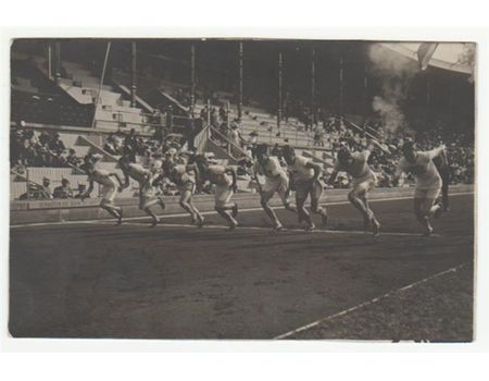 STOCKHOLM OLYMPICS 1912 (800 METRES) POSTCARD
