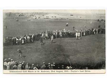 INTERNATIONAL GOLF MATCH AT ST ANDREWS 1905