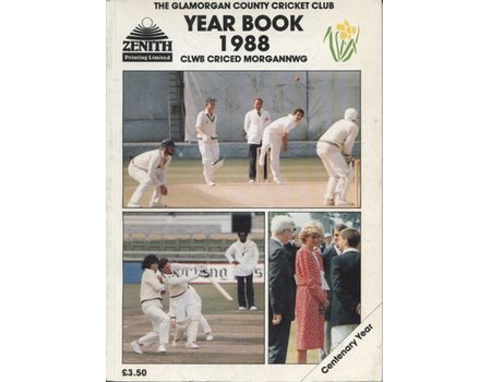 GLAMORGAN COUNTY CRICKET CLUB YEAR BOOK 1988