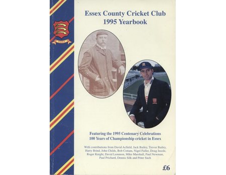 ESSEX COUNTY CRICKET CLUB ANNUAL 1995
