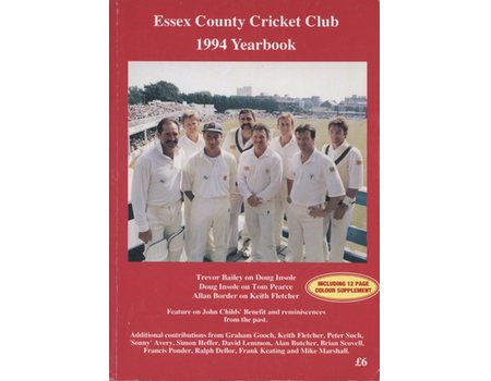 ESSEX COUNTY CRICKET CLUB ANNUAL 1994