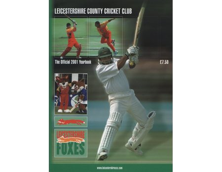 LEICESTERSHIRE COUNTY CRICKET CLUB 2001 YEAR BOOK (MULTI SIGNED)