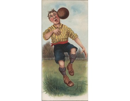 VICTORIAN FOOTBALL CHRISTMAS CARD