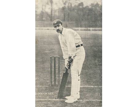 DAVID DENTON (YORKSHIRE) CRICKET POSTCARD