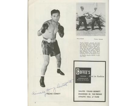 YOUNG CORBETT - WORLD