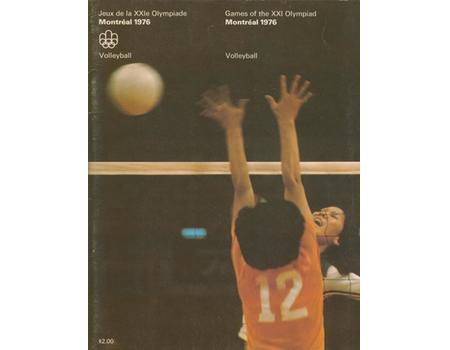 MONTREAL OLYMPICS 1976 - VOLLEYBALL BROCHURE