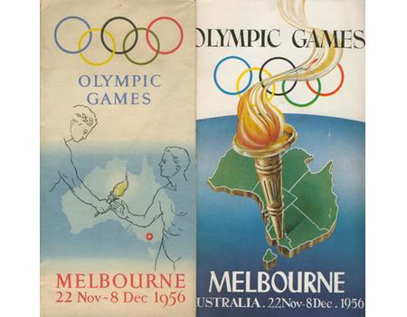 MELBOURNE OLYMPICS 1956 - A COLLECTION OF BOOKLETS AND EPHEMERA