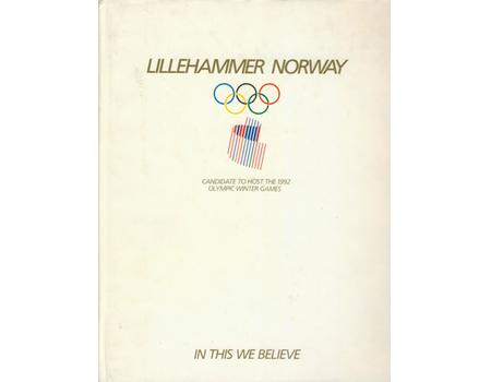 LILLEHAMMER NORWAY: CANDIDATE TO HOST THE 1992 OLYMPIC WINTER GAMES