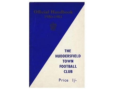 HUDDERSFIELD TOWN FOOTBALL CLUB HANDBOOK 1950-1951
