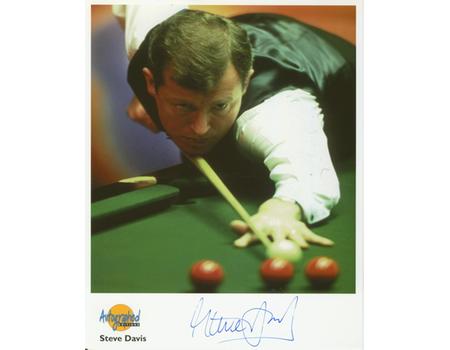 STEVE DAVIS SIGNED PHOTOGRAPH