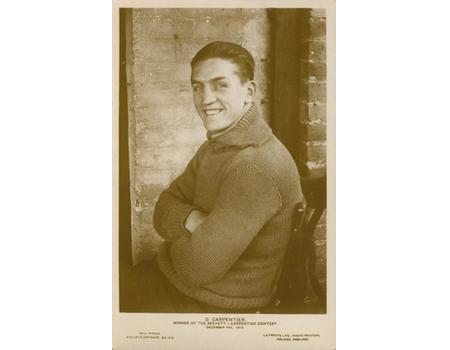 GEORGES CARPENTIER (FRANCE) BOXING POSTCARD