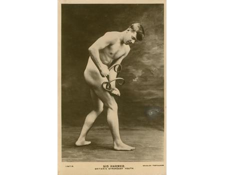 SID HARMER BODYBUILDING POSTCARD