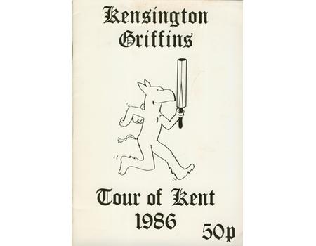 KENSINGTON GRIFFINS - TOUR OF KENT 1986