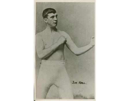 JIM HALL (AUSTRALIA) BOXING POSTCARD