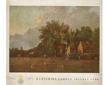 HAMPSHIRE COUNTY CRICKET CLUB 1863-1963