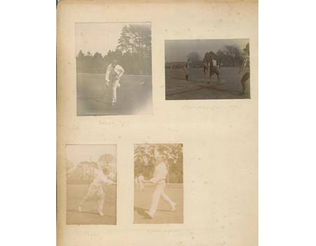 EIGHT ORIGINAL PHOTOGRAPHS OF VICTORIAN CRICKETERS INCLUDING E.J.C. STUDD, E.G. WYNYARD (HAMPSHIRE) ETC.