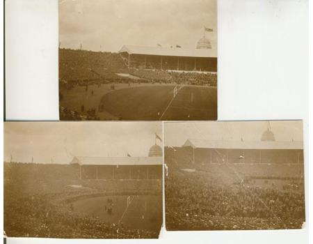 BOLTON V WEST HAM 1923 (F.A. CUP FINAL) 3 ORIGINAL PHOTOGRAPHS