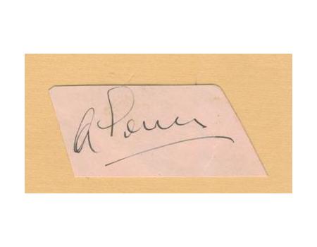 ALF GOVER (SURREY & ENGLAND) CRICKET AUTOGRAPH