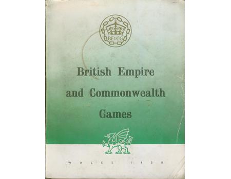 VITH BRITISH EMPIRE AND COMMONWEALTH GAMES - WALES 1958 OFFICIAL BROCHURE