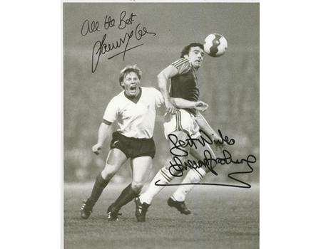TREVOR BROOKING AND SAMMY LEE SIGNED PHOTOGRAPH