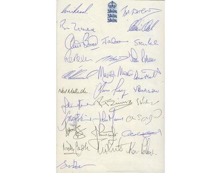 THE CONCISE WISDEN - AN ILLUSTRATED ANTHOLOGY (EXTENSIVELY SIGNED)