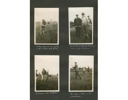 ALBUM OF MOLLY MOORE (SAMUEL RYDER, ABE MITCHELL, GEORGE DUNCAN, ARTHUR HAVERS)