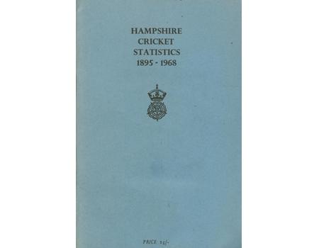 HAMPSHIRE CRICKET STATISTICS 1895-1968