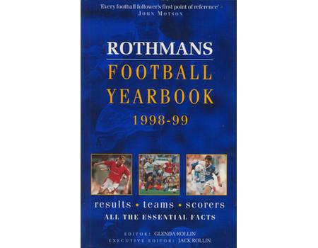 ROTHMANS FOOTBALL YEARBOOK 1998-99