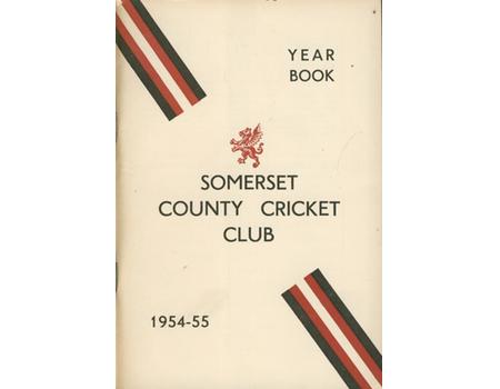 SOMERSET COUNTY CRICKET CLUB YEARBOOK 1954-55