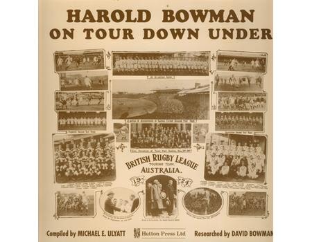 HAROLD BOWMAN ON TOUR DOWN UNDER