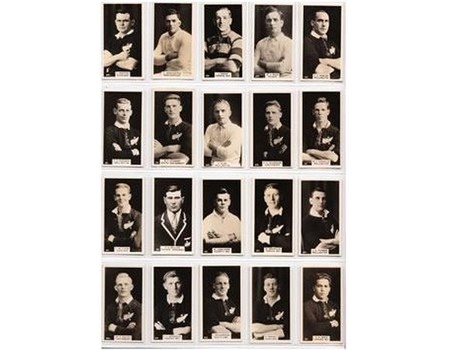 NEW ZEALAND FOOTBALLERS 1928 - WILLS CIGARETTE CARDS