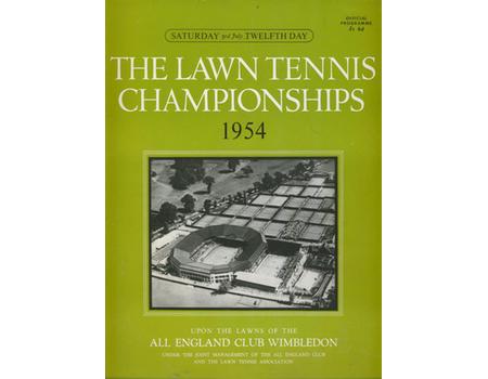 WIMBLEDON CHAMPIONSHIPS 1954 (CONNOLLY V BROUGH LADIES