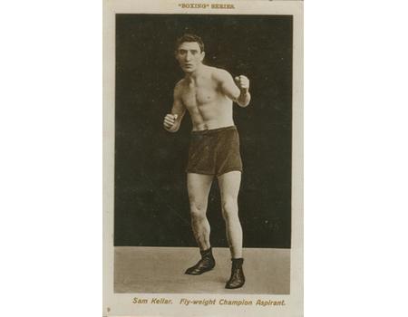 SAM KELLAR BOXING POSTCARD
