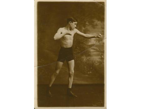 IDRIS THOMAS SIGNED BOXING POSTCARD