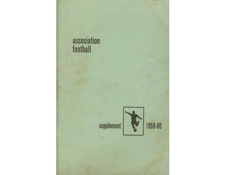 ASSOCIATION FOOTBALL - SUPPLEMENT 1959-60