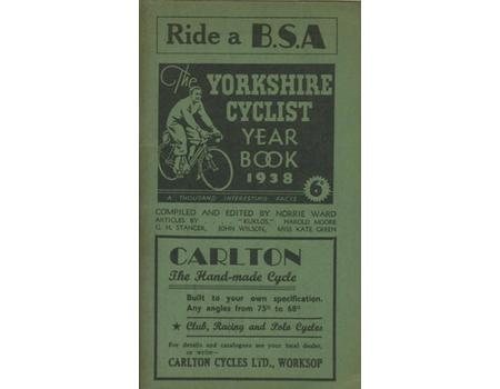 THE YORKSHIRE CYCLIST YEAR BOOK 1938